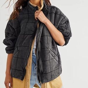 Free People Dolman Quilted Jacket